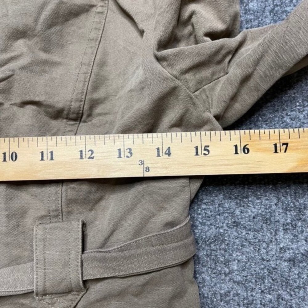 Ciu Ciu Womens Military Jacket Beige Khaki Tan Buttons Belted 1 - Picture 7 of 10